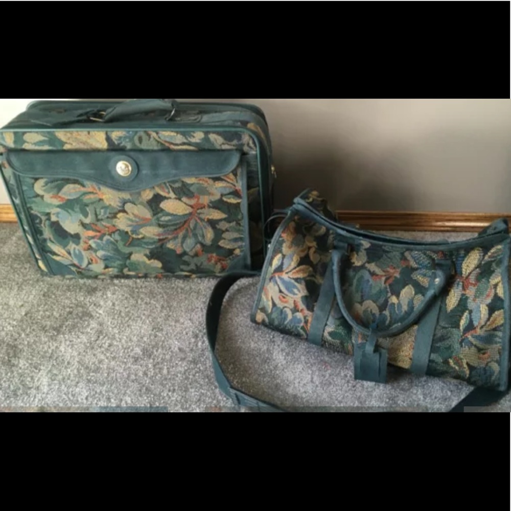Diane Von Furstenberg Vintage tapestry luggage set